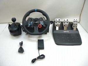 C6087★G29 ドライビングフォース レーシングホイール シフター(ジャンク/おまけ) 一式セット ※PS3で動作確認済 中古現状渡し