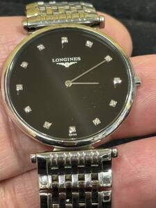 LONGINES　ロンジン　 グランドクラッシック 12Pダイヤ　 L4.709.4 メンズ　不動　ジャンク