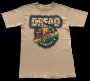 USA製 ドレッドマウンテン 半袖 Tシャツ ラスタカラー アメリカ製　　DREAD MOUNTAIN MADE IN USA 柳7435