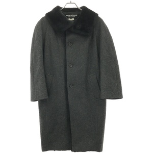 JUNYA WATANABE COMME des GARCONS ジュンヤワタナベ コムデギャルソン 15AW フェイクファー ウールフェルトコート JP-C006 グレー XS