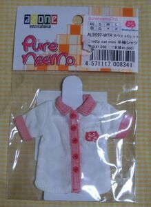 未開封 Snotty Cat mini 半袖シャツ ALB097-WTR アゾン ピュアニーモS Pureneemo outfit 衣装 服 AZONE ドール フィギュア 人形 