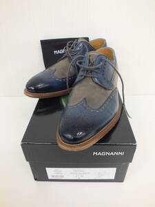 マグナーニ MAGNANNI 靴 サイズ41 8 (約25.5～26.0cm) ビジネスシューズ 男性用 メンズ スペイン製 激安1円スタート