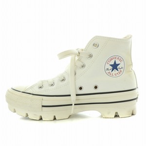 コンバース CONVERSE ALL STAR 100 CHUNK HI オールスター 100チャンクハイ スニーカー US5 24cm 白 ホワイト 1SC928 /BB レディース