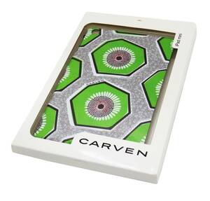 527 新品【CARVEN カルヴェン】正規販売 iPad mini ケース グリーン O5209012-2020