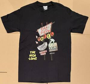 ◇ツアーTシャツ◇ザ・ハイロウズ THE HIGH-LOWS / HOTEL TIKI-POTO Sサイズ 黒 ブルーハーツ クロマニヨンズ 甲本ヒロト 真島昌利 古着T