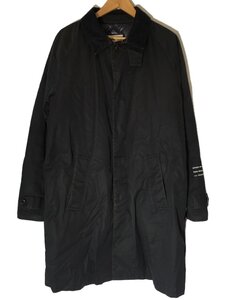 MONCLER◆VALLOR/18AW/ステンカラーコート/ダウンコート/3/コットン/BLK/D209U4230250//