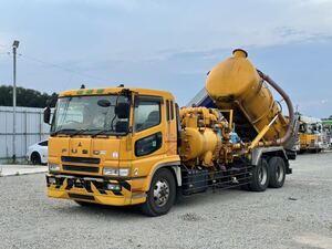 平成8年式・三菱ふそう・清掃車・積載8100kg・ツーデフ・走行距離49万㌔・パワープロベスター・風量70・動力146PS・V8エンジン