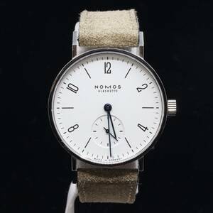 ITSQ2K1Y42KU 即決 本物 NOMOS Glashtte ノモス グラスヒュッテ Tangente タンジェント 33 TN1A1W233 手巻き メンズ ケース 保証書