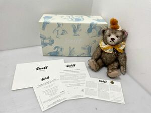 D(0522y3) ☆限定品☆ Steiff シュタイフ シュタイフクラブ 15イヤーローヤリティ テディクラウン 約25cm ぬいぐるみ テディベア 421204