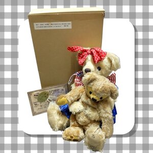 【中古品】 テディベア AT THE EPCOT (Maggie&Duffy) Koto Bears 向当まり&向当あけみ 15体限定 14.2インチ 9.8インチ 箱あり A52451RZZ