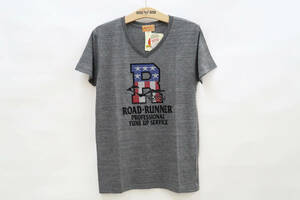 ロードランナー Vネック Tシャツ チェスウィック 東洋エンター ch76243 杢グレー (Mサイズ) 多少汚れ 50%オフ (半額) 即決 新品