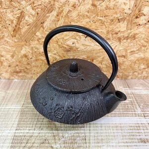 ■ 盛栄堂 南部鉄器 鉄瓶 急須 ■ 梅柄 梅 鉄器 茶道 レトロ 南部 札幌発