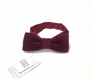 BEAMS BOYS（ビームスボーイ）CORD BOW TIE ベロア コード ボウタイ 蝶ネクタイTIE A bowTie リボンDressドレス フォーマル パーティー式 