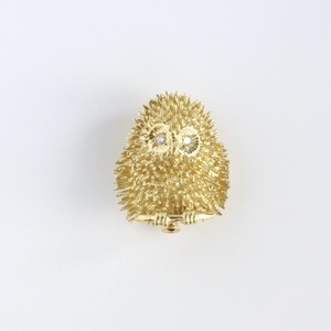 K18YG ピンブローチ ペンダントトップ gold pin brooch pendant top