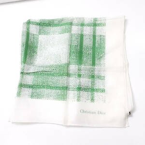 Christian Dior ディオール チェック柄 スカーフ レディース AY4617C