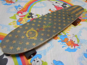 １９７０年代製COSMIC SURF X-CALIBER POWER PAW星条旗スケートボード グラスファイバーOLDSCHOOL CALIFORNIA VINTAGE ANTIQUES SKATEBOARD