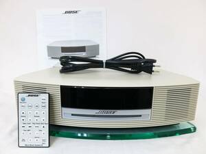 1円～　BOSE　ボーズ　【Wave Music System Ⅲ】　中古　動作確認済　リモコン・台座・説明書あり　ウェーブミュージックシステム