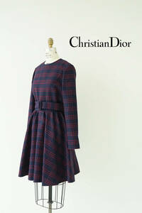 Christian Dior クリスチャン ディオール チェック ワンピース size 38 851R30A1029 0614724