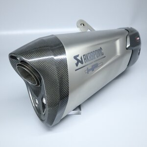 BMW S1000R S10CA 外し 純正オプション AKRAPOVIC アクラポビッチ スリップオンマフラー サイレンサー 8556702 41R-04 9598　230904BD0128