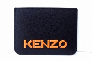 KENZO ケンゾー ロゴデザイン レザー カードケース FC52PM300L25