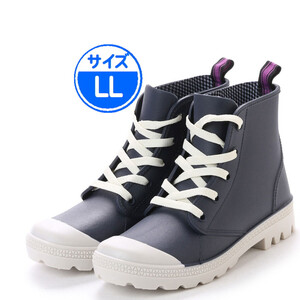 【新品 未使用】レインシューズ ハイカット Navy LL 16042