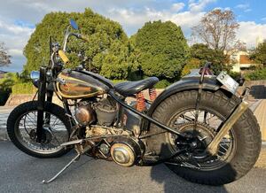 ハーレーダビッドソン　1937年UL サイドバルブ1200cc サバイバー　実働車両オリジナル