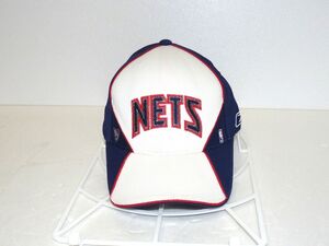 NBA(リーボック製)　ニュージャージーネッツ　CAP　Size：F　845374AA717-112