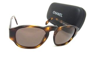 1円 ■極美品■ CHANEL シャネル 01452 91235 ココマーク べっ甲調 サングラス メガネ 眼鏡 レディース ブラウン系 FJ4540