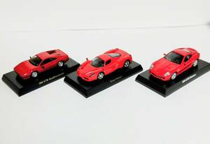 京商 1/64 フェラーリ Enzo・308GTB・599GTB 3種セット。