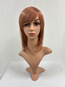 Wigs2you C-001 ブラウン コスプレウィッグ アニメ アイドル風 耐熱コスプレウィッグ★シンプルなミディアムスタイル 