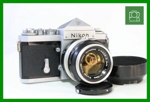 【同梱歓迎】実用■Nikon F アイレベル 富士マーク付き/ NIKKOR-S Auto 50mm F1.4 ■シャッター全速完動■■1193