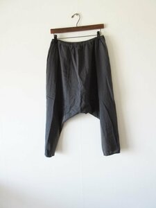 美品 KristenseN DU NORD / クリステンセンドゥノルド Cotton gauze sarouel pants 2 C.GRAY * コットンガーゼ サルエルパンツ