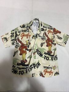 24SS 新品未使用 Porter Classic ポータークラシック デズニー アロハシャツ GOOFY サイズL