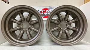 【在庫あり即納】RS Watanabe R TYPE 14×9J-19 4H-114.3 新マグカラー 14インチ ワタナベ アルミホイール 2本