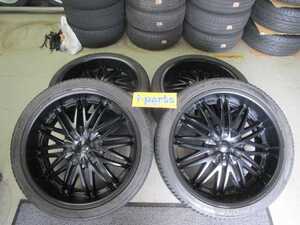 ヴェロシティ　VW830　300Cで使用　265/35R22　22インチ　4本セット 9.5J　 5H120　114.3　越谷