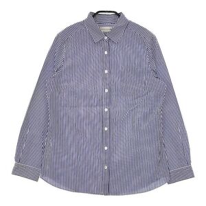 Mackintosh LONDON コットン ストライプ 長袖シャツ ブルー ホワイト マッキントッシュ 5-0120M 251949