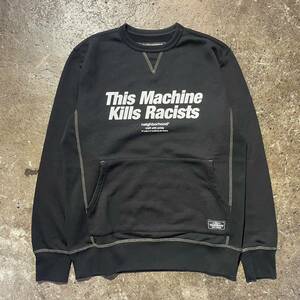 NEIGHBORHOOD 18AW B.C./EC-CREW L/S ネイバーフッド 2018AW クルーネック スウェット プリント ロゴ プルオーバー M 182UWNH-CSM02