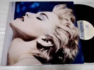 LP　MADONNA マドンナ TRUE BLUE トゥルーブルー/US盤 25442-1/ポスター付