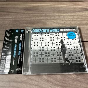 浅井健一 CD ベストアルバム CORKSCREW WORLD best of Kenichi Asai ブランキージェットシティレンタルアップ品