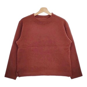 MHL. SOFT SHETLAND WOOL セーター 595-0269514 ニット 2020AW 赤茶色 エムエイチエル 4-1116T 250190