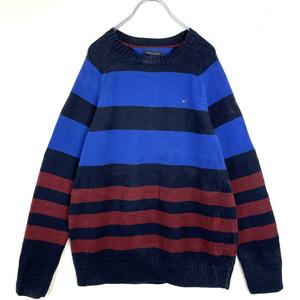 TOMMY HILFIGER トミーヒルフィガー コットンニット ボーダー