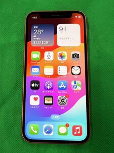 中古品　SIMフリー iPhone 12 mini 64GB レッド　MGAE3J/A 一括〇