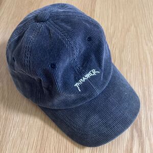 スラッシャー Thrasher キャップ 帽子 ネイビー グレー