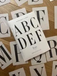 オルネドフォイユ  ALPHABET CARDS (S size)