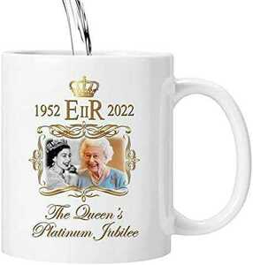 新品 エリザベス女王 プラチナジュビリー記念マグカップ