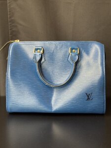 LOUIS VUITTON　ルイヴィトン　エピ　スピーディ25　ハンドバッグ　トレドブルー