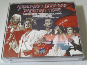 ANDERSON BRUFORD WAKEMAN HOWE/DEFENITIVE　YOKOHAMA 1990（SOUNDBOARD）3CD