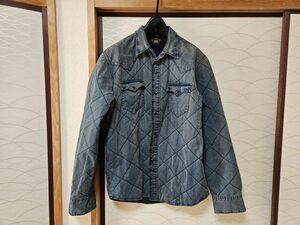 中古　ユーズド　ダブルアールエル RRL キルティングオーバーシャツ