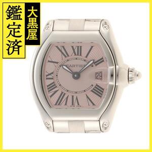 Cartier カルティエ　ロードスタ－SM　W62017V3　ピンク　SS　レディース　クォーツ2148103723742【432】