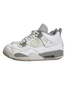 NIKE◆AIR JORDAN 4 RETRO_エア ジョーダン 4 レトロ/27.5cm/WHT●